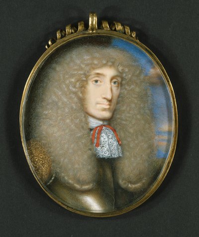 Miniature of Robert Kerr, 4th Earl of Lothian, 1667 by Lewis Cross